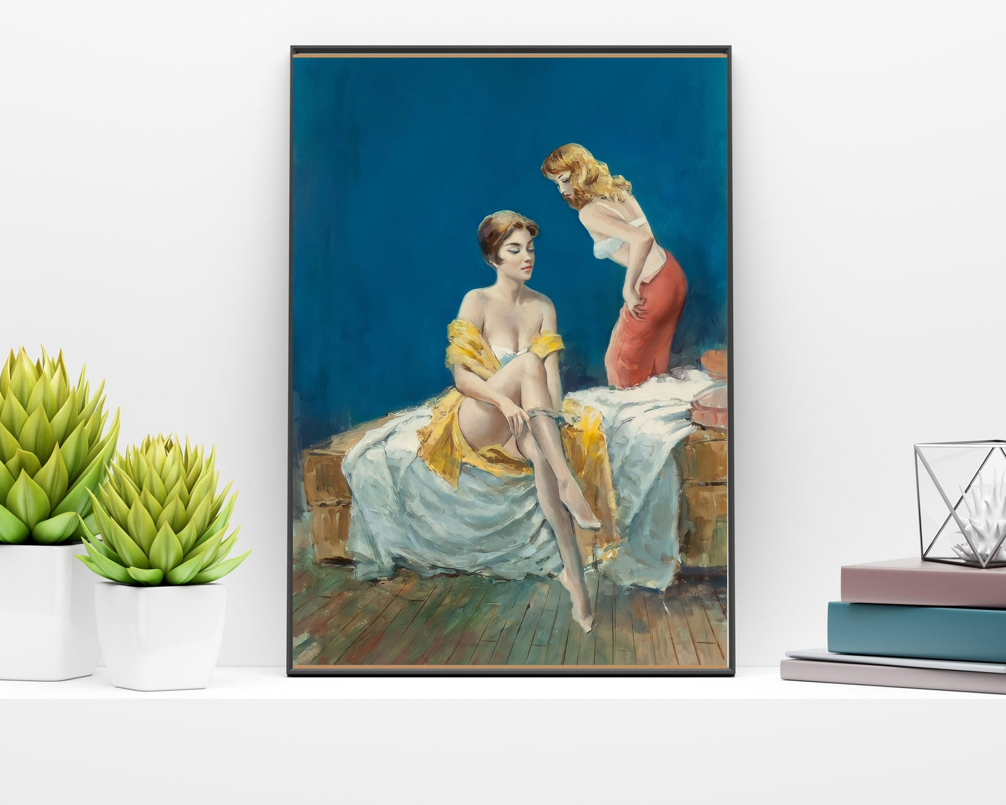 Pulp Cover Art | Lesbian Pulp Poster | Lesbian Art | LGBTQ | LGBTQIA | Queer Art Print | A Woman's Woman | Lesbian Pulp Art Print