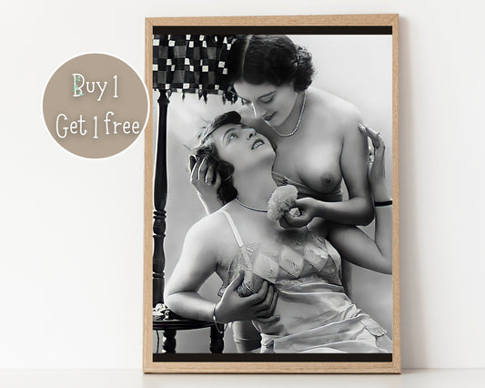 Lesbian Photo | Lesbian Photograpy | Lesbian Photo set | Lesbian Print | Lesbian Poster | Vintage Lesbian Art | Lesbian Pictures