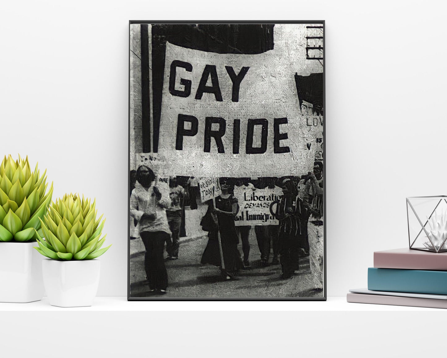 Gay Liberation Front Poster 1970 | Gay Art | Gay Rights Print | Vintage Wall Art | LGBT Prints | Pride Gift | Pride Poster | LGBTQ Art