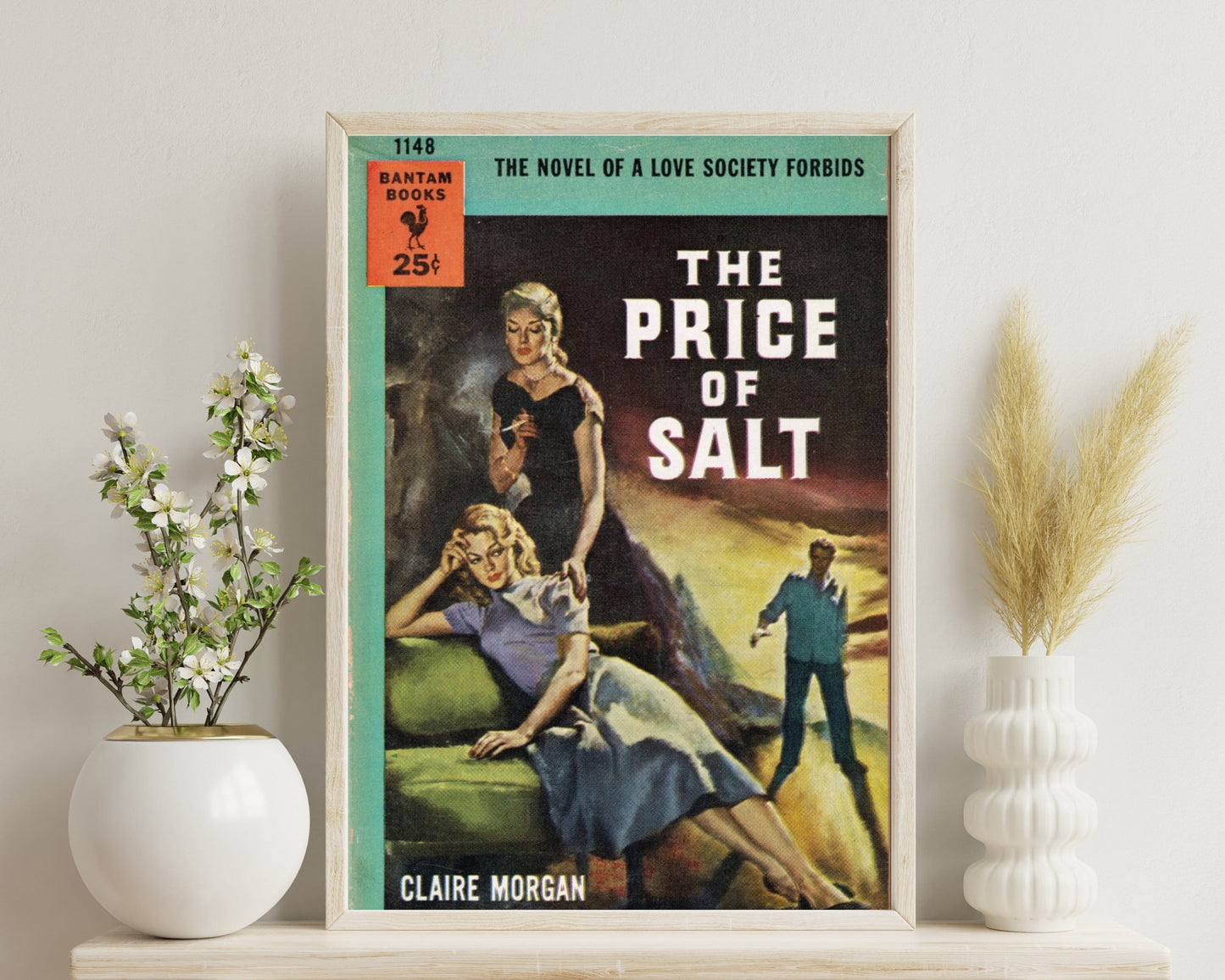 Pulp Cover Art | Lesbian Pulp Poster | Lesbian Art | LGBTQ | LGBTQIA | Queer Art Print | The Price of Salt | Lesbian Pulp Art Print