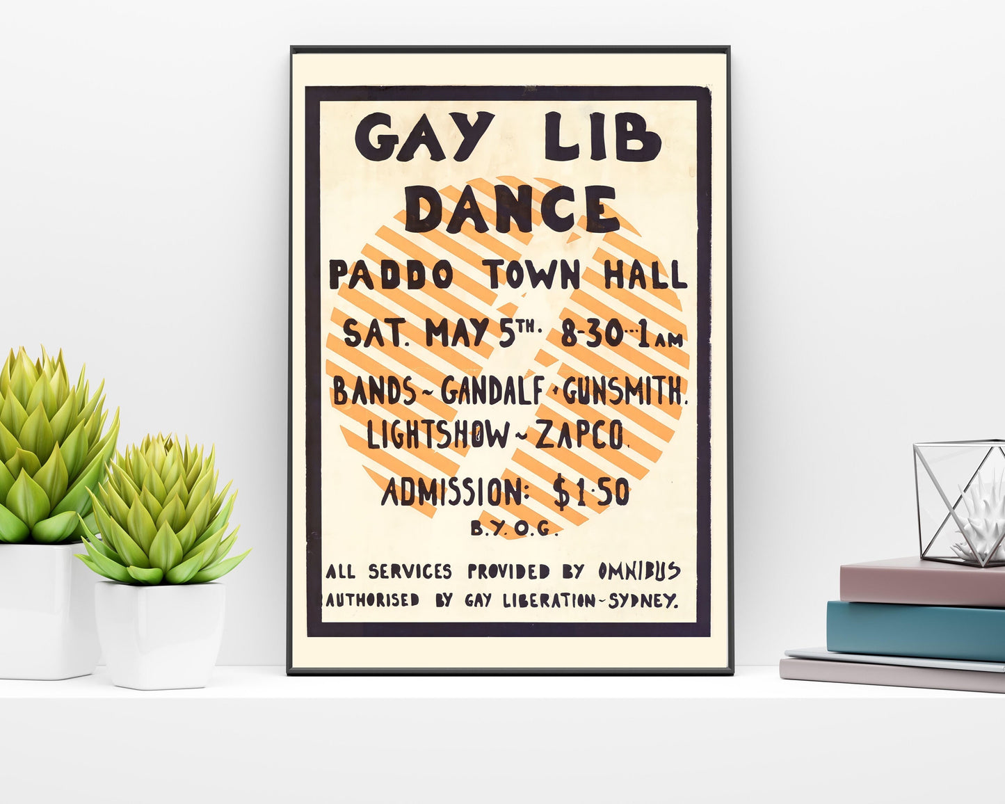 Gay Liberation Front Poster 1970 | Gay Art | Gay Rights Print | Vintage Wall Art | LGBT Prints | Pride Gift | Pride Poster | LGBTQ Art