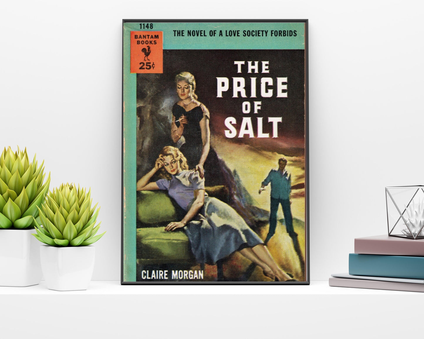 Pulp Cover Art | Lesbian Pulp Poster | Lesbian Art | LGBTQ | LGBTQIA | Queer Art Print | The Price of Salt | Lesbian Pulp Art Print